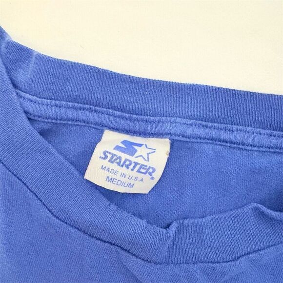 Vintage Starter Denver Broncos NFL Football Blue T-Shirt Size Medium‎ - Picture 3 of 10